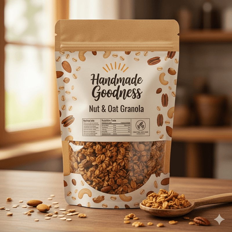 手工堅果燕麥脆片 - 圖片 1